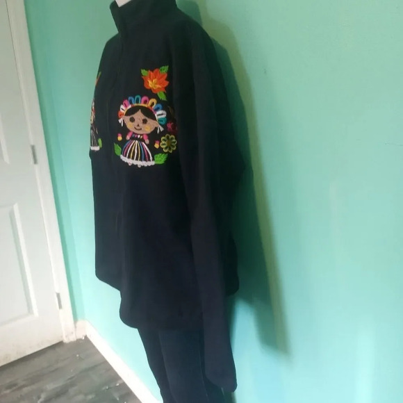 Mexican embroidery jacket size small and medium (X) - Picture 3 of 4